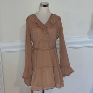 Brand-new in color-brown/nude size-large